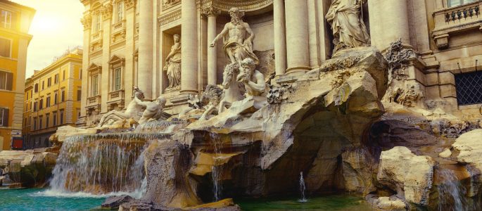 Rome la fontaine de Trévi