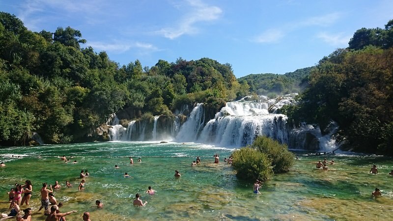 Les cascades Krka