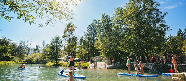 Au camping Menina, vous campez au bord de la rivière Savinja