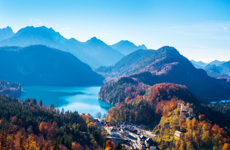 Vue du château Neuschwanstein