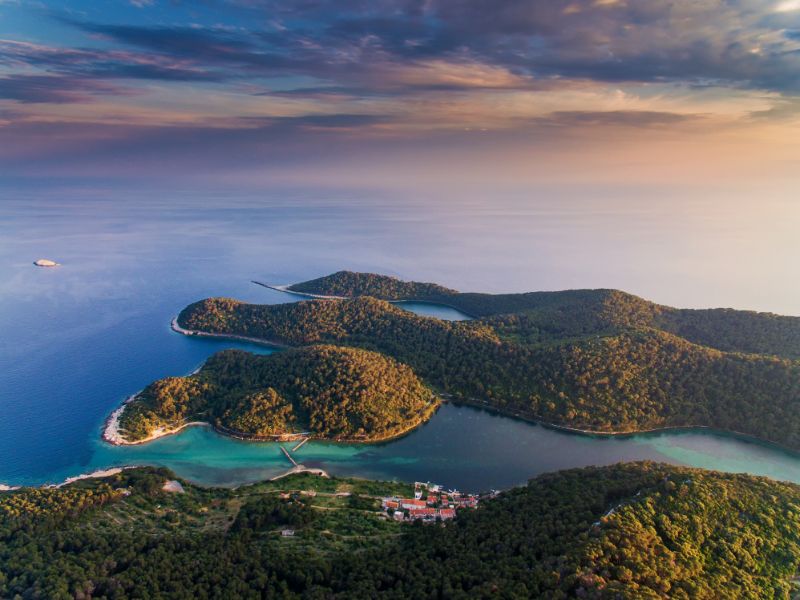 Vue sur Mljet.