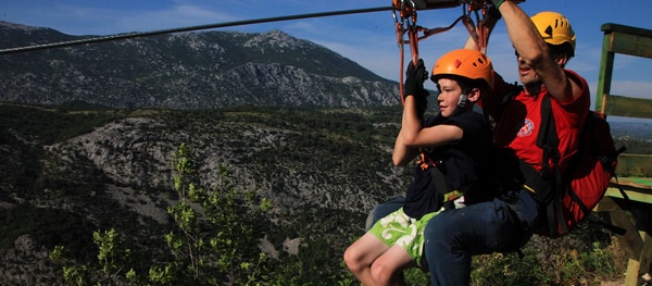 Zipline Croatie