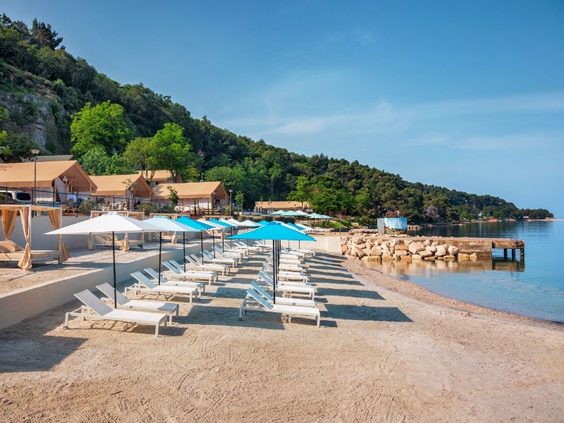 Plage de sable Lanterna Premium Camping Resort