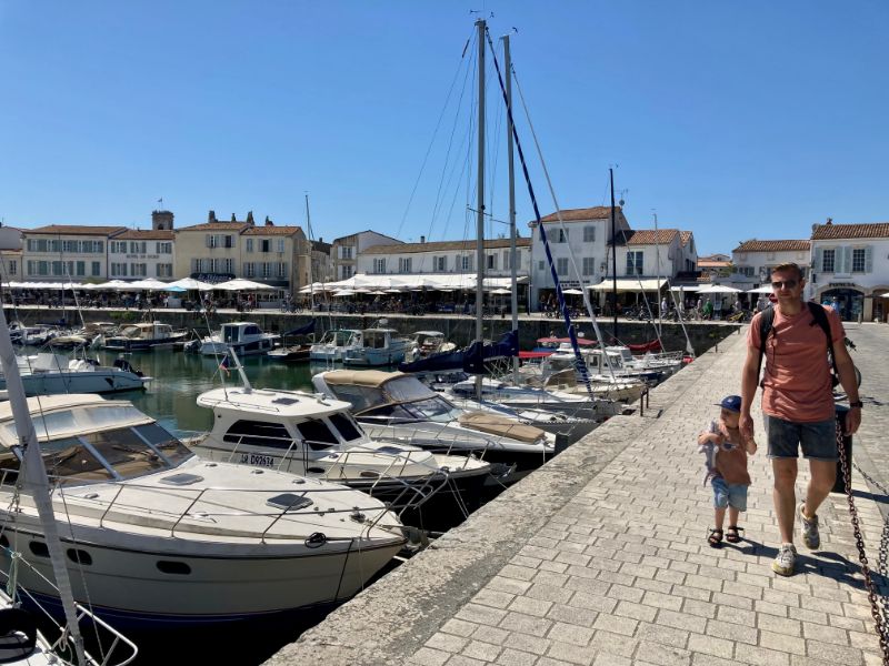 Balade sur le port de Saint-Martin-de-Ré.